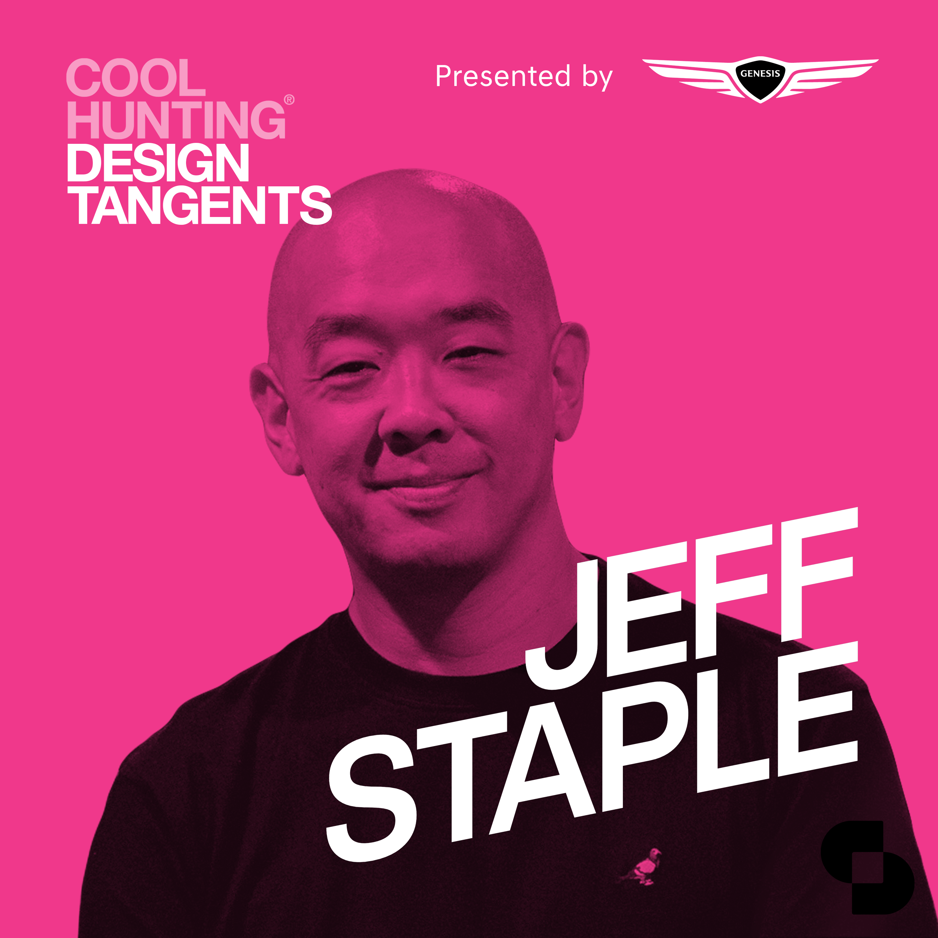 Design Tangents podcast artwork with pictures of Jeff Staple on the cover