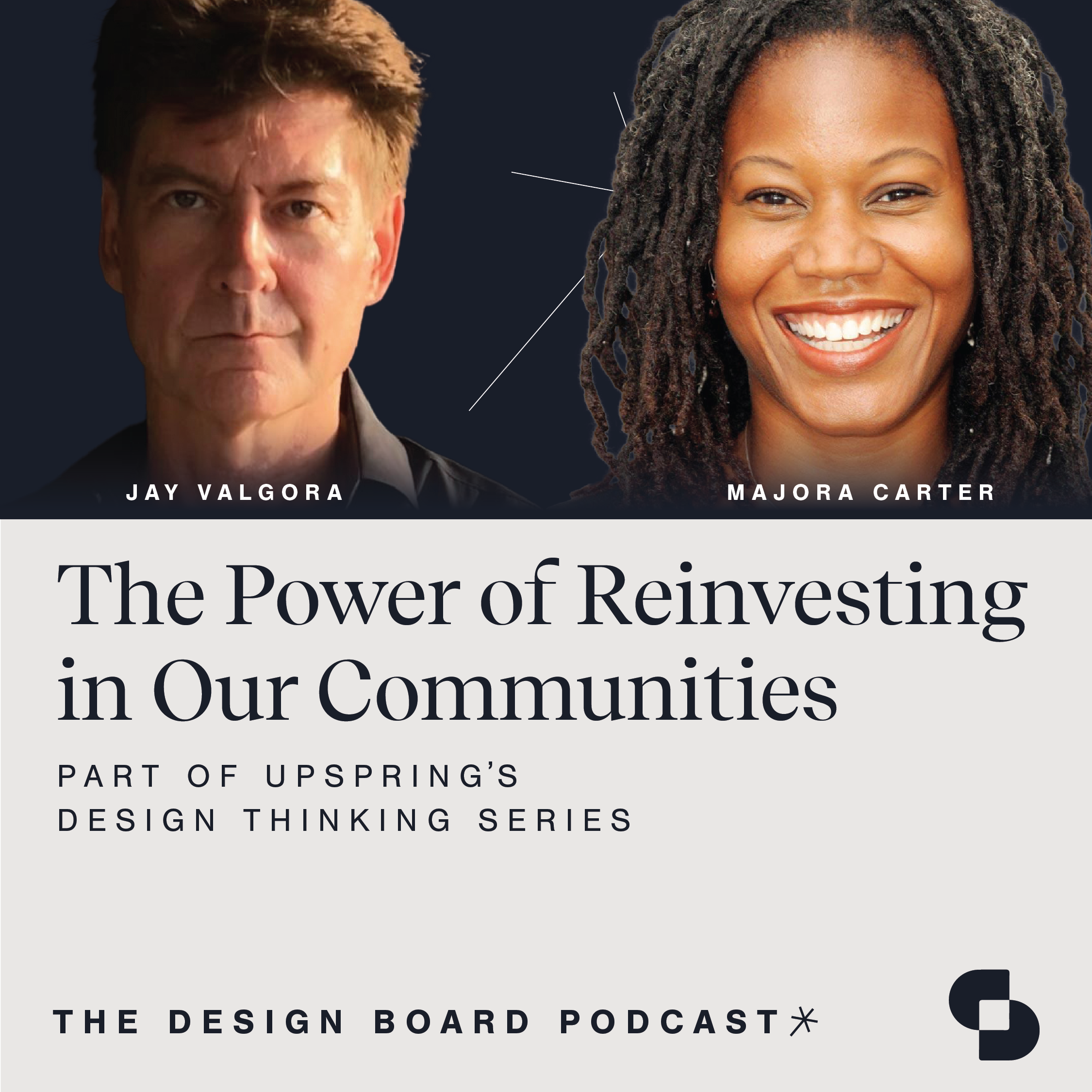 The Power of reinvesting in our communities episode cover art for The Design Board podcast