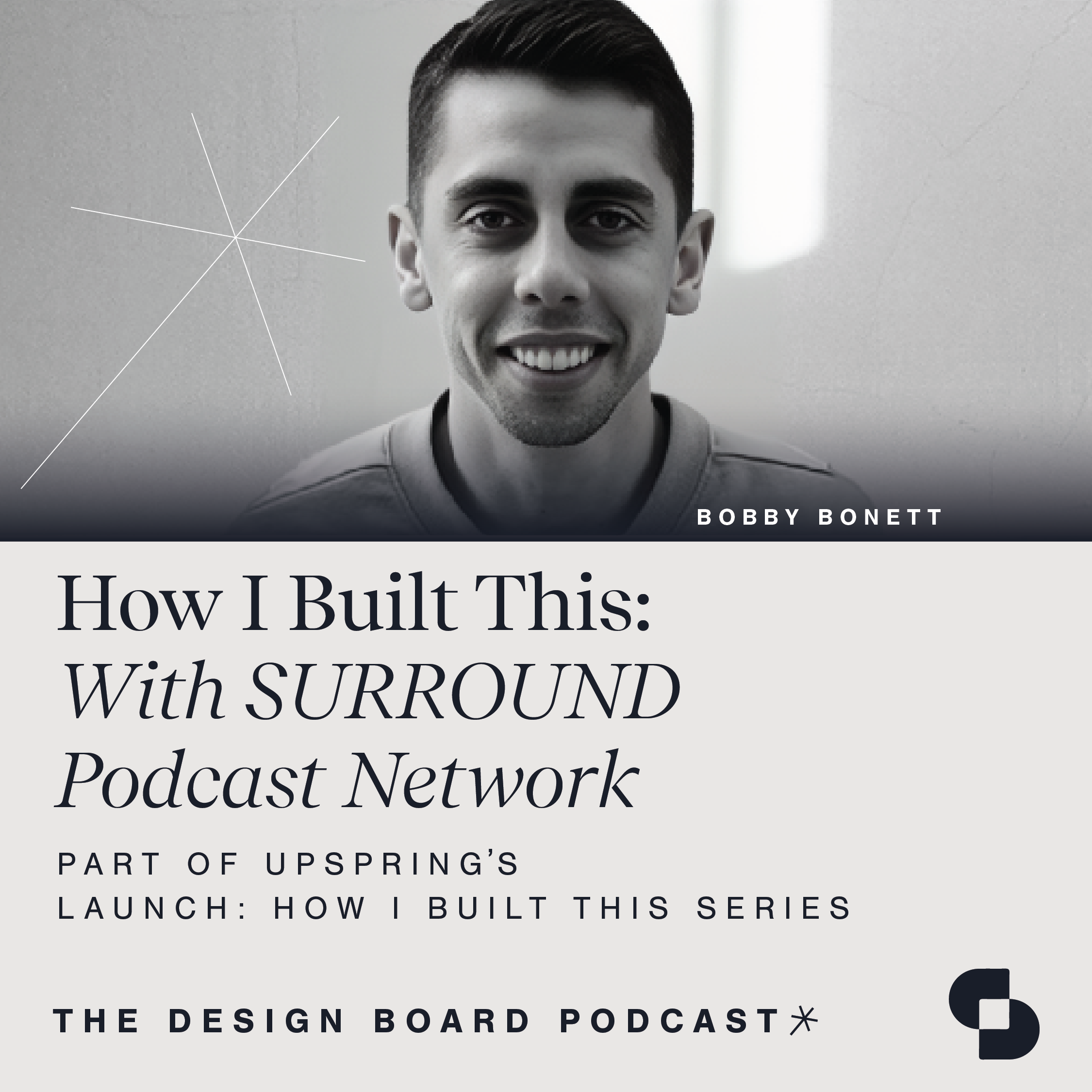 How I Built This: The Path to Creating the SURROUND Podcast Network, The Design Board podcast artwork